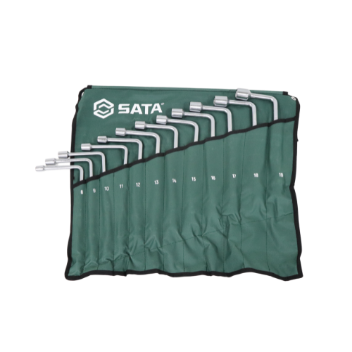 jogo chave biela sextavada com 12 pcs 08 a 19mm st08021l sata