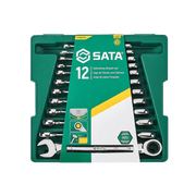 jogo chave combinada catraca 12 pecas 8 a 19 mm st0904002 sata