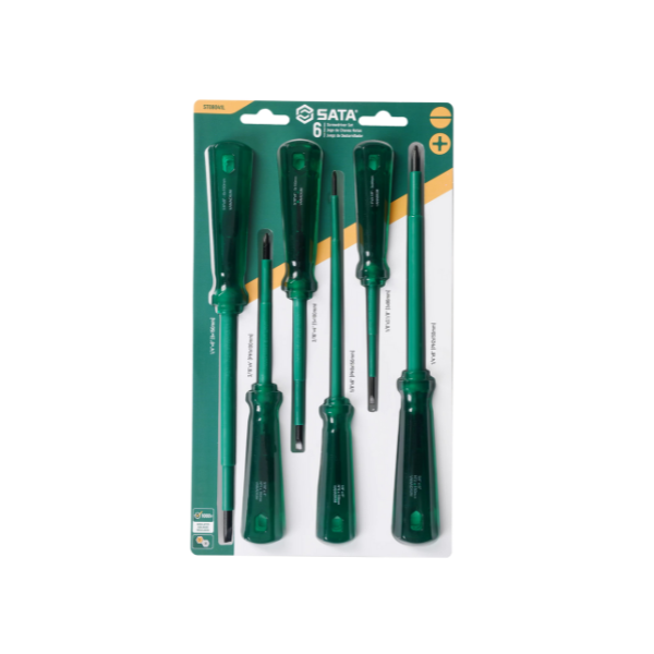 jogo chave fenda phillips isoladas st08041l com 6 pecas sata