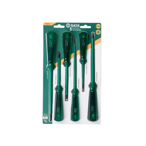jogo chave fenda phillips isoladas st08041l com 6 pecas sata