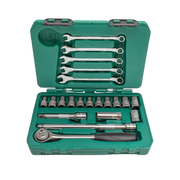 jogo chave para soquete sextavado 21 pcs st09077sj sata