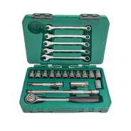 jogo chave para soquete sextavado 21 pcs st09077sj sata