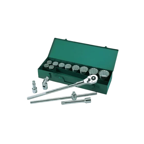 Jogo Soquete Estriado Com 15pç 34 St09015sj Sata