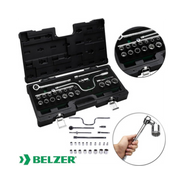 Jogo Soquete Estriado Com 24Pç 1 2 204400 Belzer