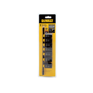 JOGO SOQUETE IMPACTO SEXTAVADO COM 7PC DWMT74453OSP DEWALT   537575