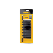 JOGO SOQUETE IMPACTO SEXTAVADO LONGO COM 7PC DWMT74449OSP DEWALT