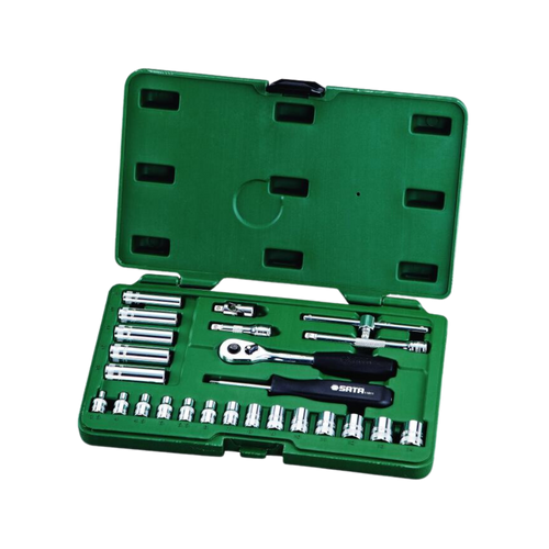 Jogo Soquete Sextavado Com 36pc 14 ST09001 Sata