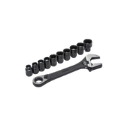 JOGO SOQUETE VORTEX X6 COM 11 PC 10 A 19MM COM CHAVE 8 SATA