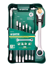 Jogo Chave Comb. C/ Catr. Speedy C/ 08 Pçs (8Mm A 19Mm) St08007Asj Sata