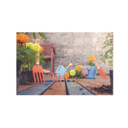 Jogo De Ferramentas Para Jardim Com 3pçs Com Cabo De Madeira Tramontina