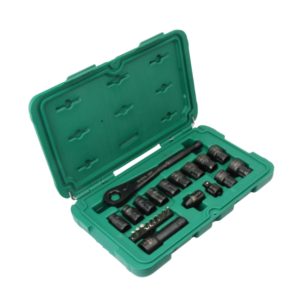 Jogo Soquete Pass-thru X6 Com 24 peças St09060g Sata