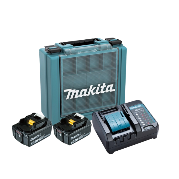 kit de baterias 18v 5,0ah e carregador kitmak1850b makita