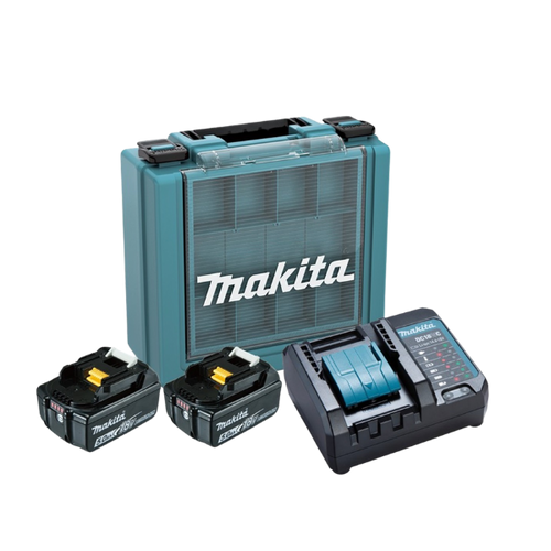 kit de baterias 18v 5,0ah e carregador kitmak1850b makita