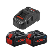 kit de baterias 18v 8,0ah e carregador rapido gal 1880cv procore bosch