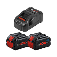 kit de baterias 18v 8,0ah e carregador rapido gal 1880cv procore bosch