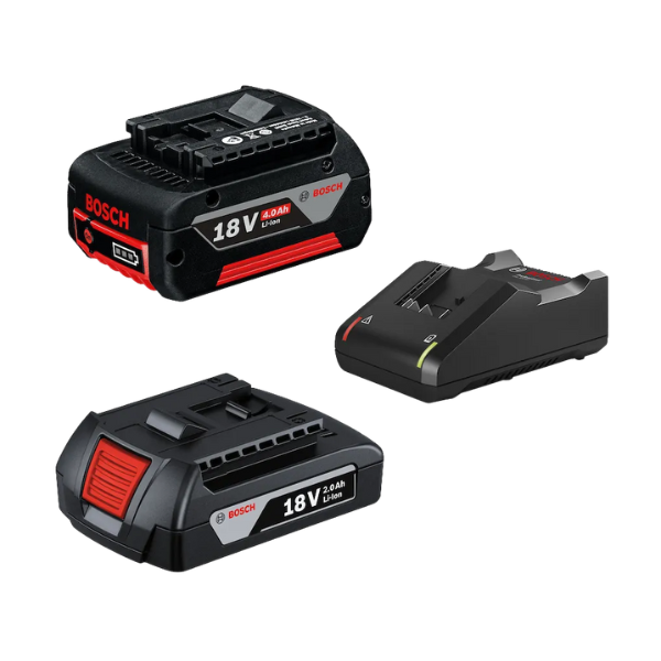 Kit De 2 Baterias 18v 2.0/4.0 Ah + Carregador Gal 18v-40 Bosch