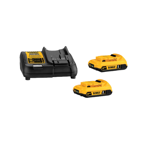 Kit De 2 Baterias 20v 2.0 Ah + Carregador Dcb203c2-br Dewalt