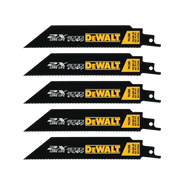 lamina p serra sabre 200mm metal dwa4188 c5pcs dewalt 530998