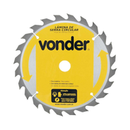 lamina para serra circular madeira videa 235mm 24d vonder