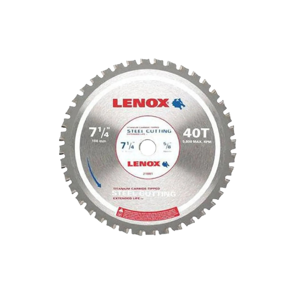 LAMINA PARA SERRA CIRCULAR METAL 40D LENOX