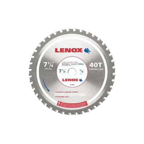 LAMINA PARA SERRA CIRCULAR METAL 40D LENOX