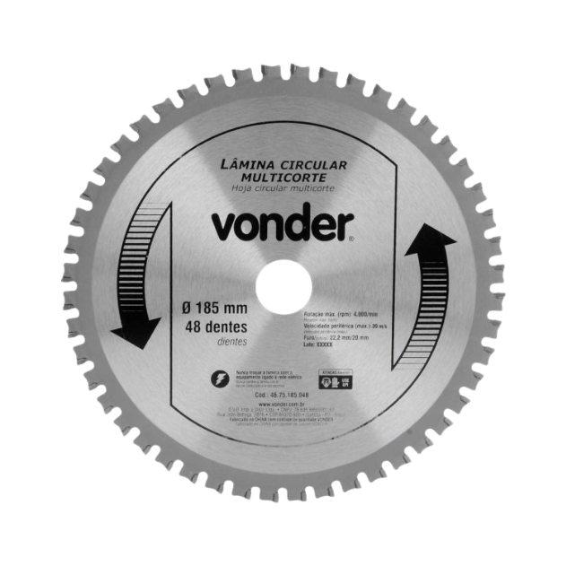 lamina para serra circular vonder