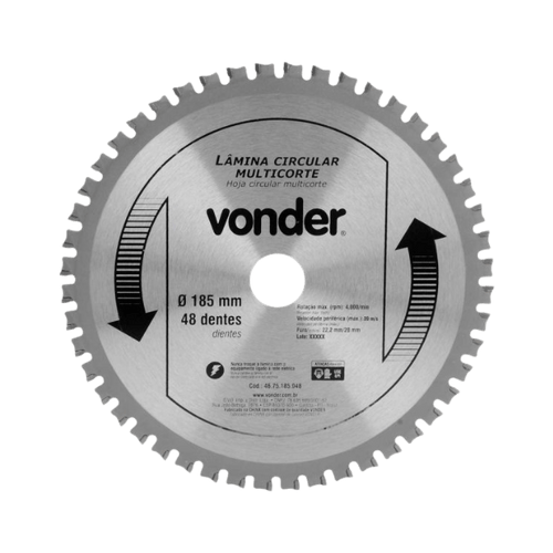 lamina para serra circular vonder