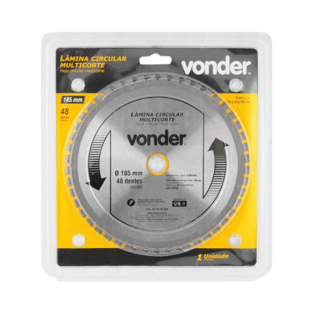 lamina para serra circular vonder