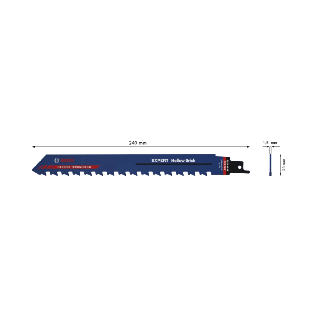 lamina para serra sabre 240mm tijolo s1543hm bosch