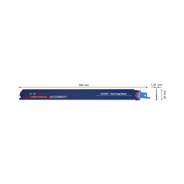 lamina para serra sabre 300mm metal bosch medidas