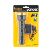 lanterna recarregavel 1 led lrv088l litio vonder