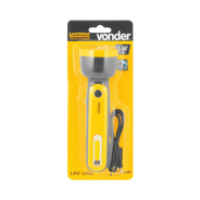 lanterna recarregavel 2 leds lrv100l litio vonder
