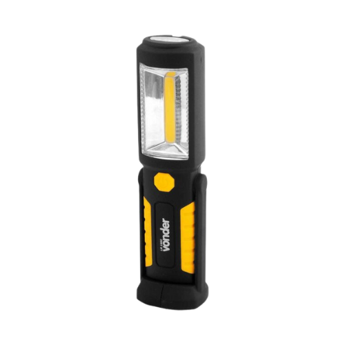 lanterna recarregavel de inspecao 2w cob 3 leds lr180i litio vonder