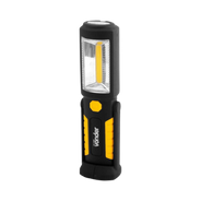 lanterna recarregavel de inspecao 2w cob 3 leds lr180i litio vonder