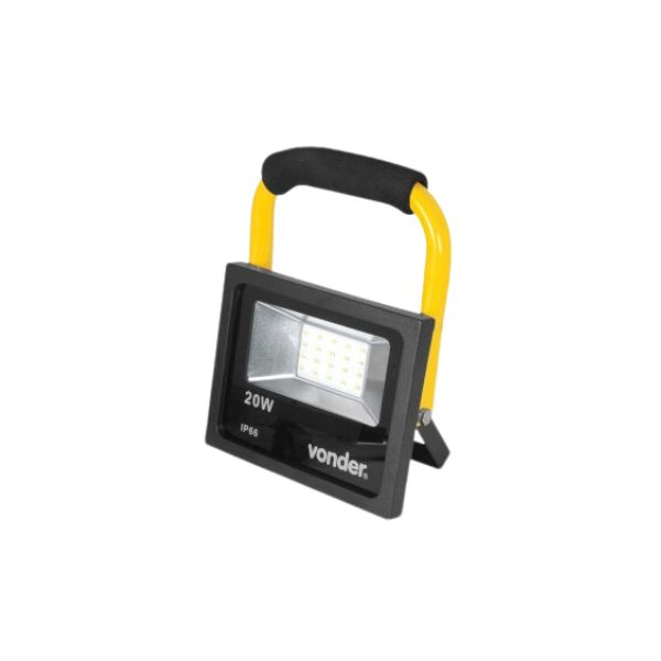 Lanterna Refletora Com Suporte 20w Vonder