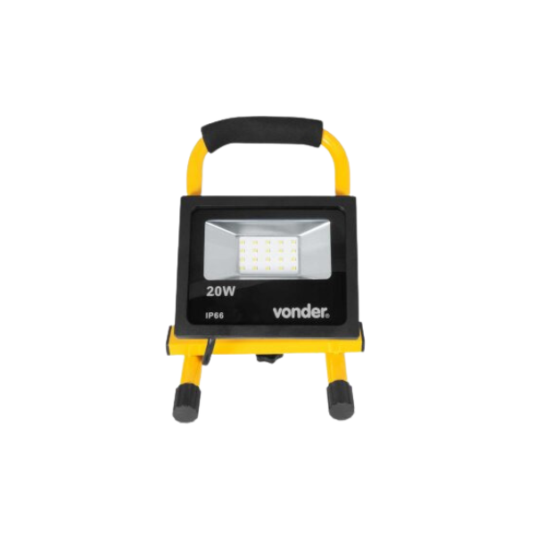 Lanterna Refletora Com Suporte 20w Vonder