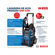 Lavadora Alta Pressão Ghp 4-50 2500 Libras Mono Bosch