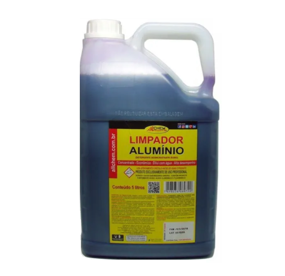 Limpador De Alumínio Líquido 5L Allchem
