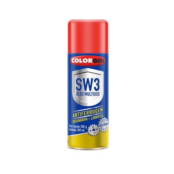 lubrificante desengripante spray 300ml sw3 colorgin 511159