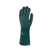 luva seguranca pvc 35cm verde delta plus