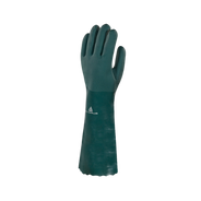 luva seguranca pvc 45cm g9 verde pvcgrip deltaplus