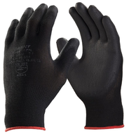 Luva Segurança Nylon Flextactil Pto/Bco Danny  P