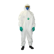Macacão Segurança C/ Capuz Branco G Carbografite
