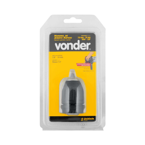 mandril para furadeira 3,8 aperto rapido vonder 529115