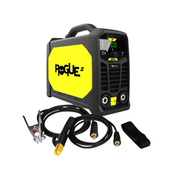 maquina de solda eletrodo rogue lhn es245i esab