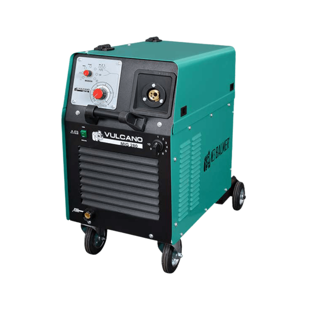 maquina de solda mig mag vulcano 280 trifasica balmer
