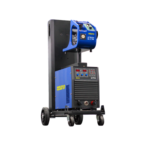 maquina de solda mig multi processos strom 400 trifasico cab externo weld vision