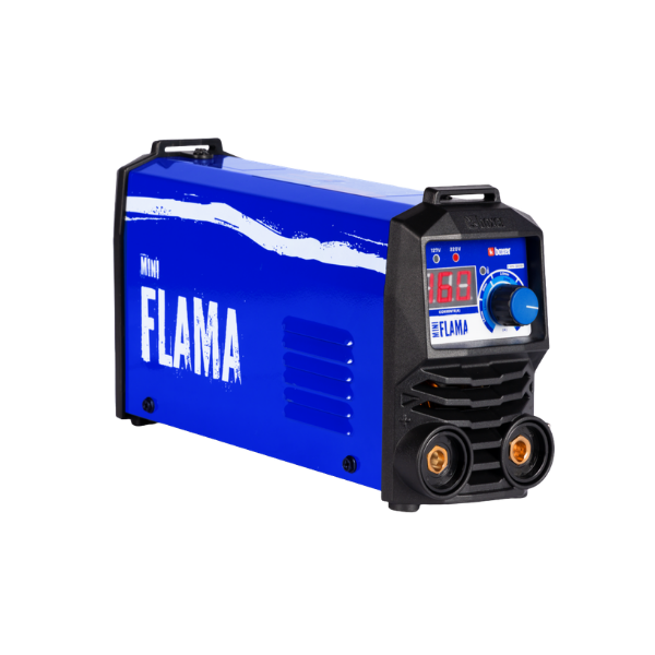 maquina de solda mini flama 160a eletrodo tig bivolt boxer