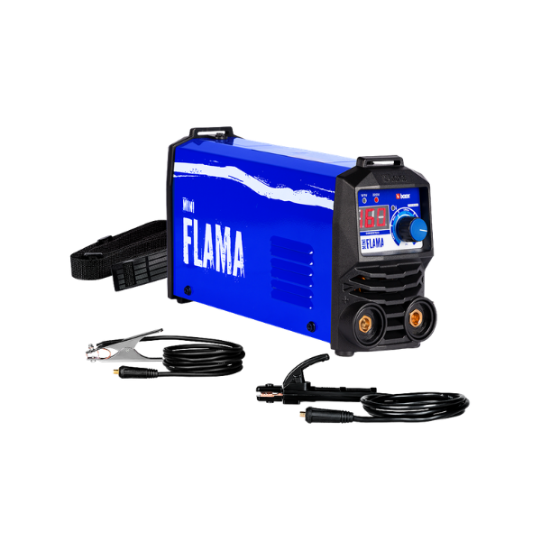 maquina de solda mini flama 160a eletrodo tig bivolt boxer