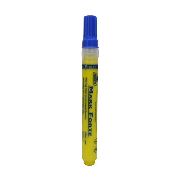 marcador industrial amarelo 9ml ponta porosa fort mark 524364